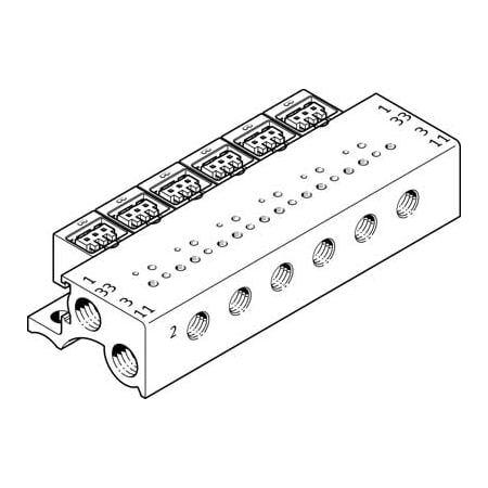 Festo Manifold Block MHA1-PR4-3-M3-PI MHA1-PR4-3-M3-PI